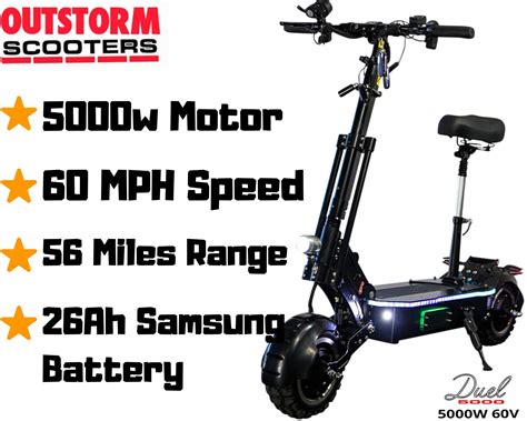 com: <strong>Electric Scooters for Adults</strong>-2400W Dual Motor, 40 <strong>MPH</strong> 40Miles Range 48V21Ah Battery, Dual Braking System & Dual Headlight,11" Tires Offroad Fast Sports <strong>Scooter</strong> 330LBS Load : Sports & Outdoors. . 60 mph electric scooter for adults amazon